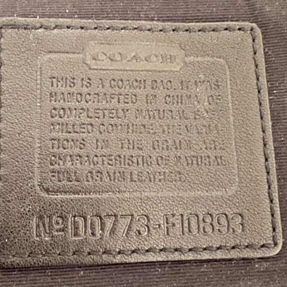 Coach Chelsea Black Pebbled Leather Shoulder Bag (F10893) - Picture 7 of 13